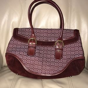 Coach handbag - beautiful red!